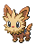 Animated sprite of Lillipup from Pokemon jumping up and down